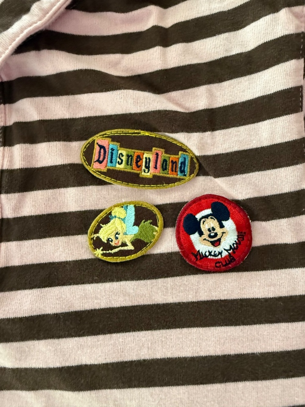 Disneyland 50th Anniversary Women’s Striped Polo Shirt, Size M - Picture 3 of 9